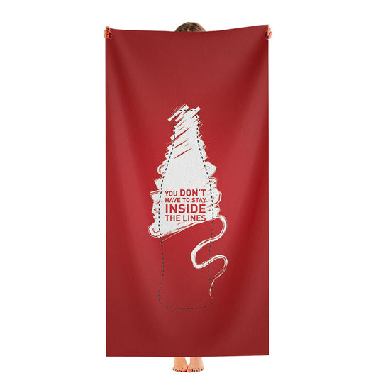 Inside The Lines Coca Cola Ultra-Soft Luxury Bathroom Towels