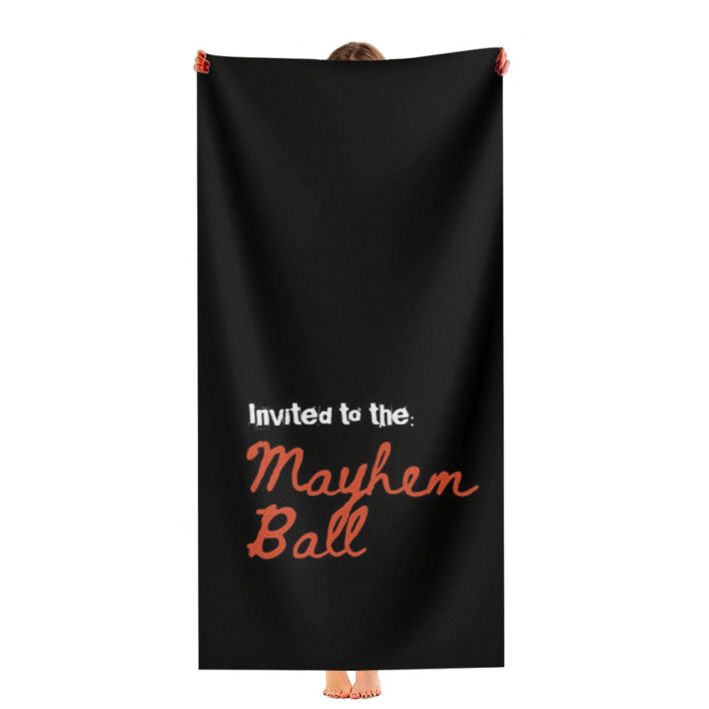 Invited To The Mayhem Ball Ultra-Soft Luxury Bathroom Towels