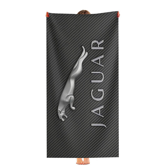 Jaguar Car Logo Ultra-Soft Luxury Bathroom Towels
