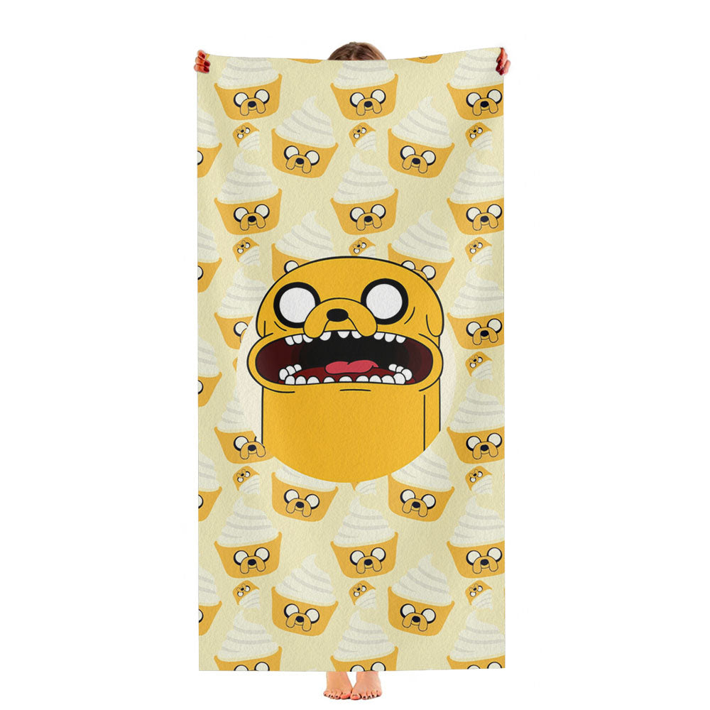 Jake Cake Pattern Ultra-Soft Luxury Bathroom Towels