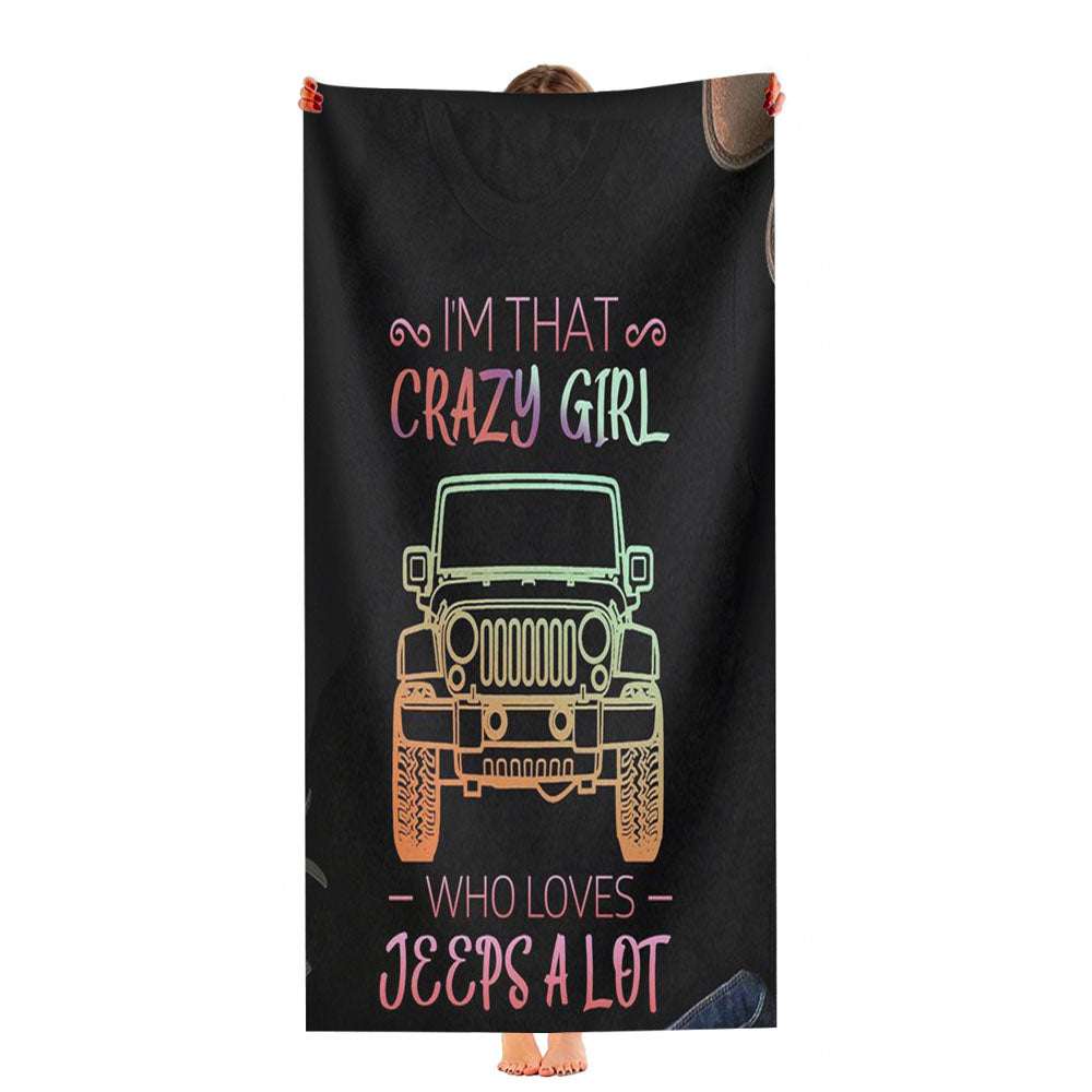 Jeep A Lot Ultra-Soft Luxury Bathroom Towels