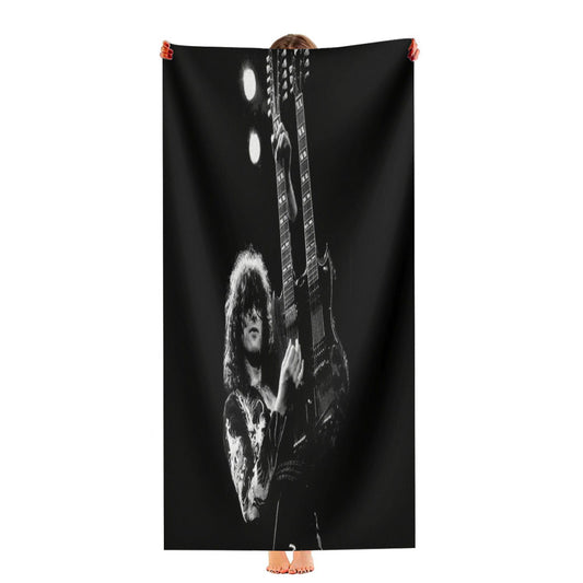 Jimmy Page Led Zeppelin Ultra-Soft Luxury Bathroom Towels