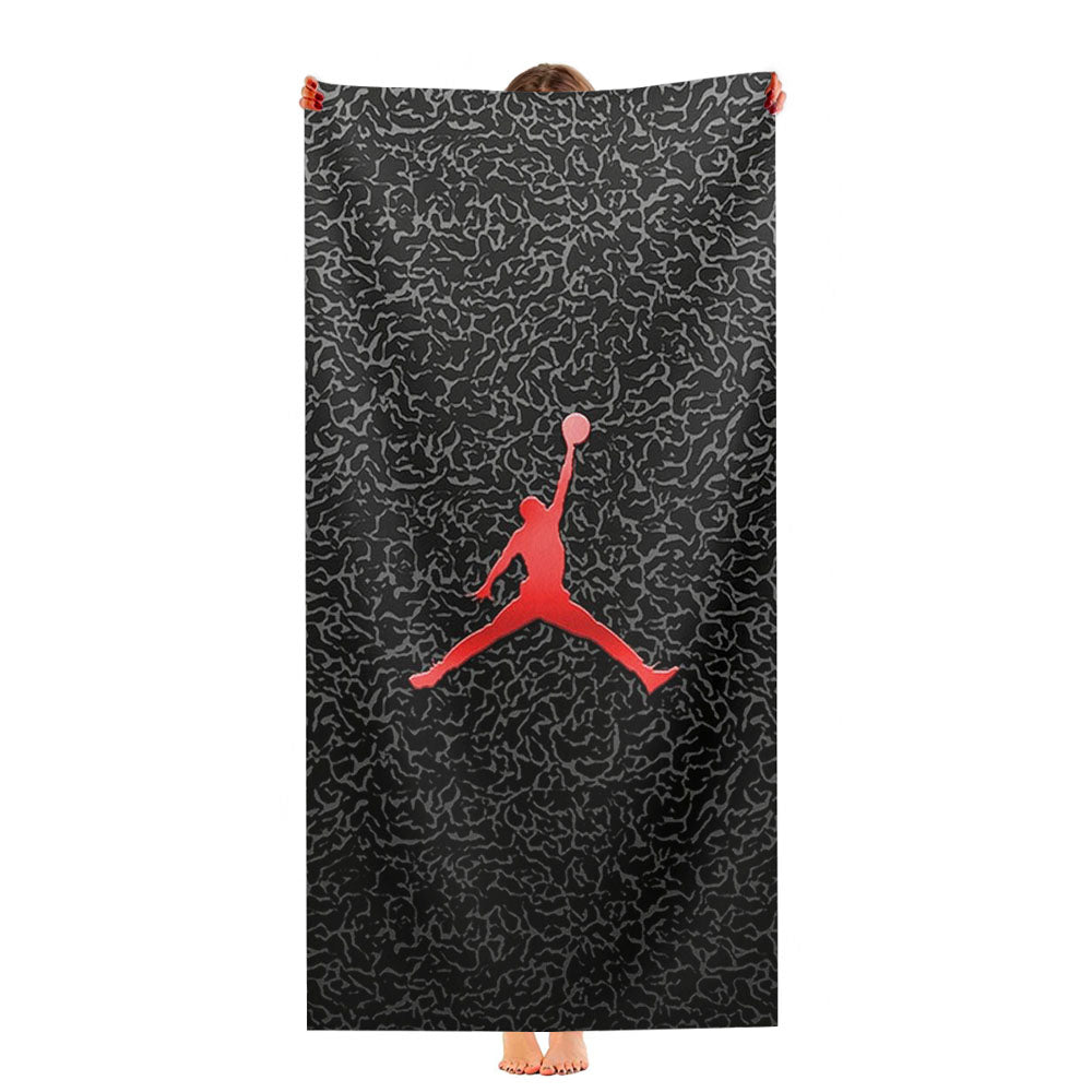 Jordan Nba Texture Ultra-Soft Luxury Bathroom Towels