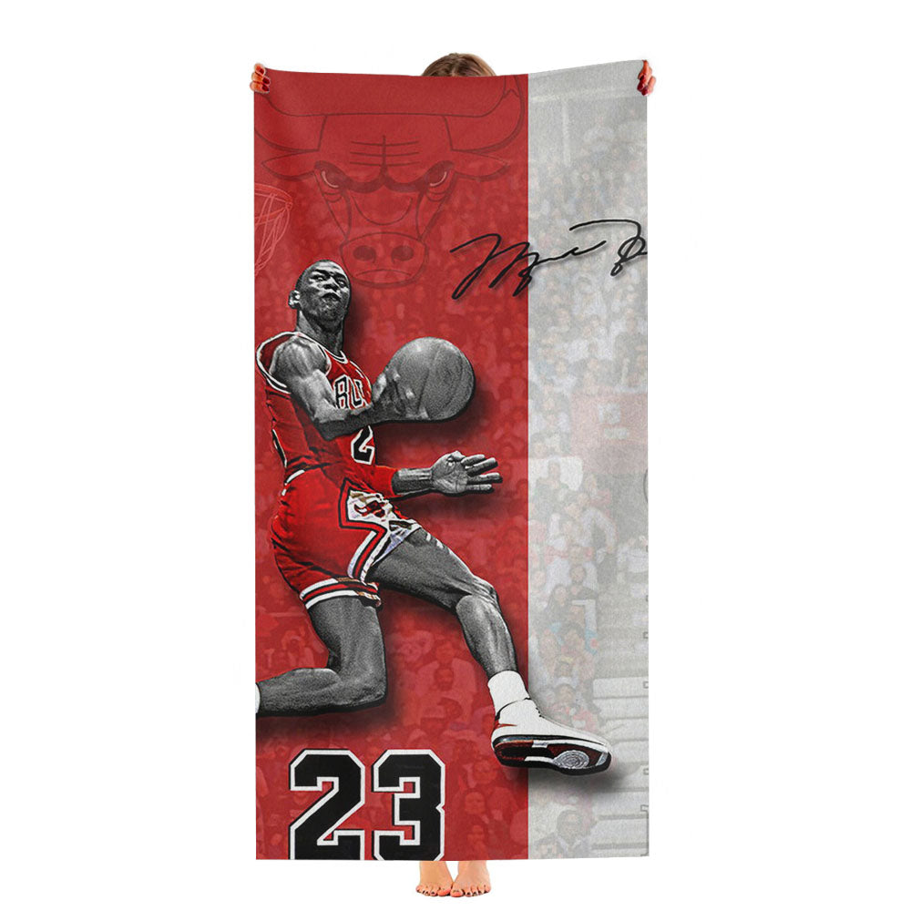 Jordan Player Nba 23 Ultra-Soft Luxury Bathroom Towels