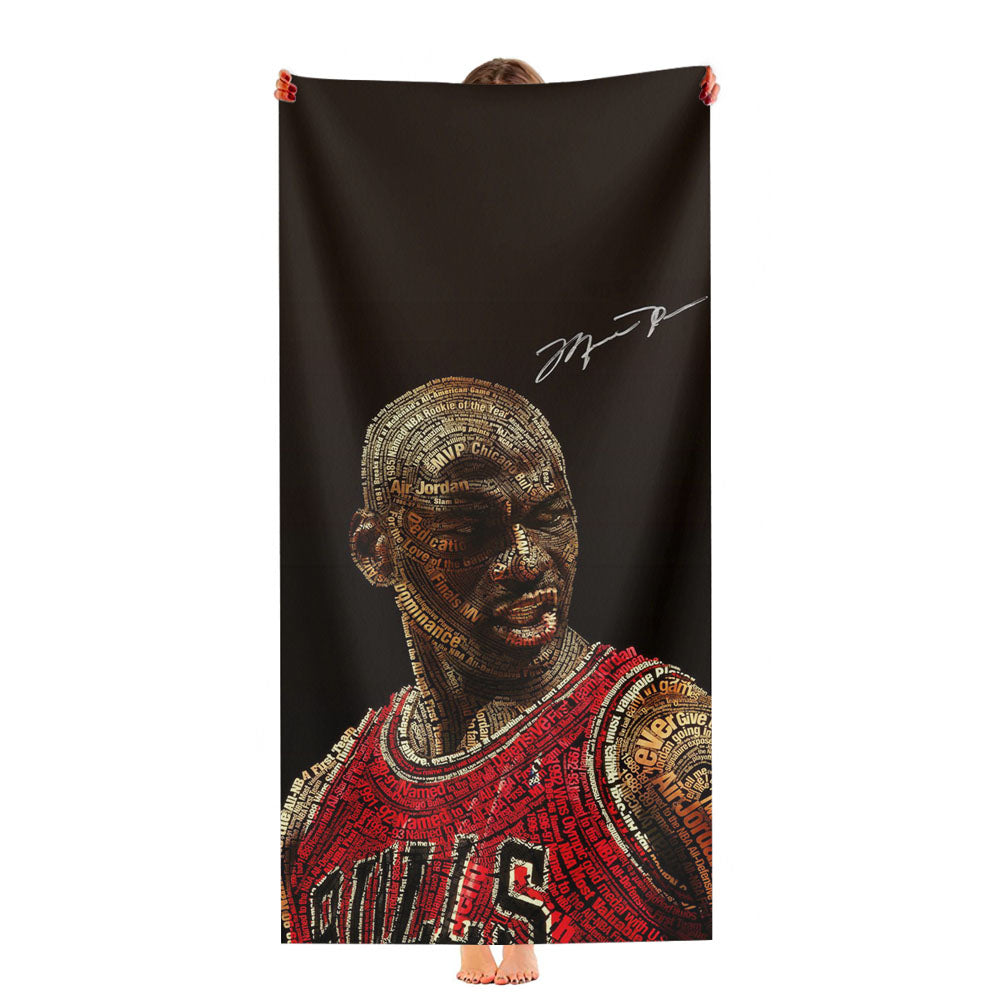 Jordan Wallpaper Shoe Sale Ultra-Soft Luxury Bathroom Towels