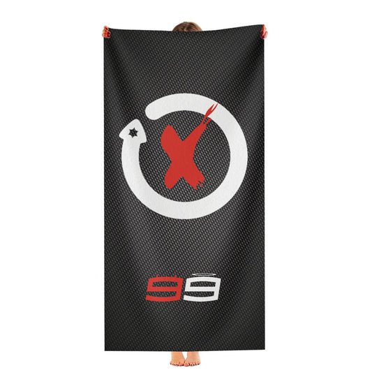 Jorge Lorenzo 99 X-Fuera Carbon Motogp Ultra-Soft Luxury Bathroom Towels