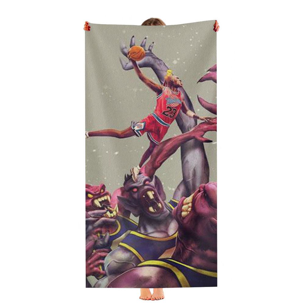 Jumping Style Air Jordan Ultra-Soft Luxury Bathroom Towels