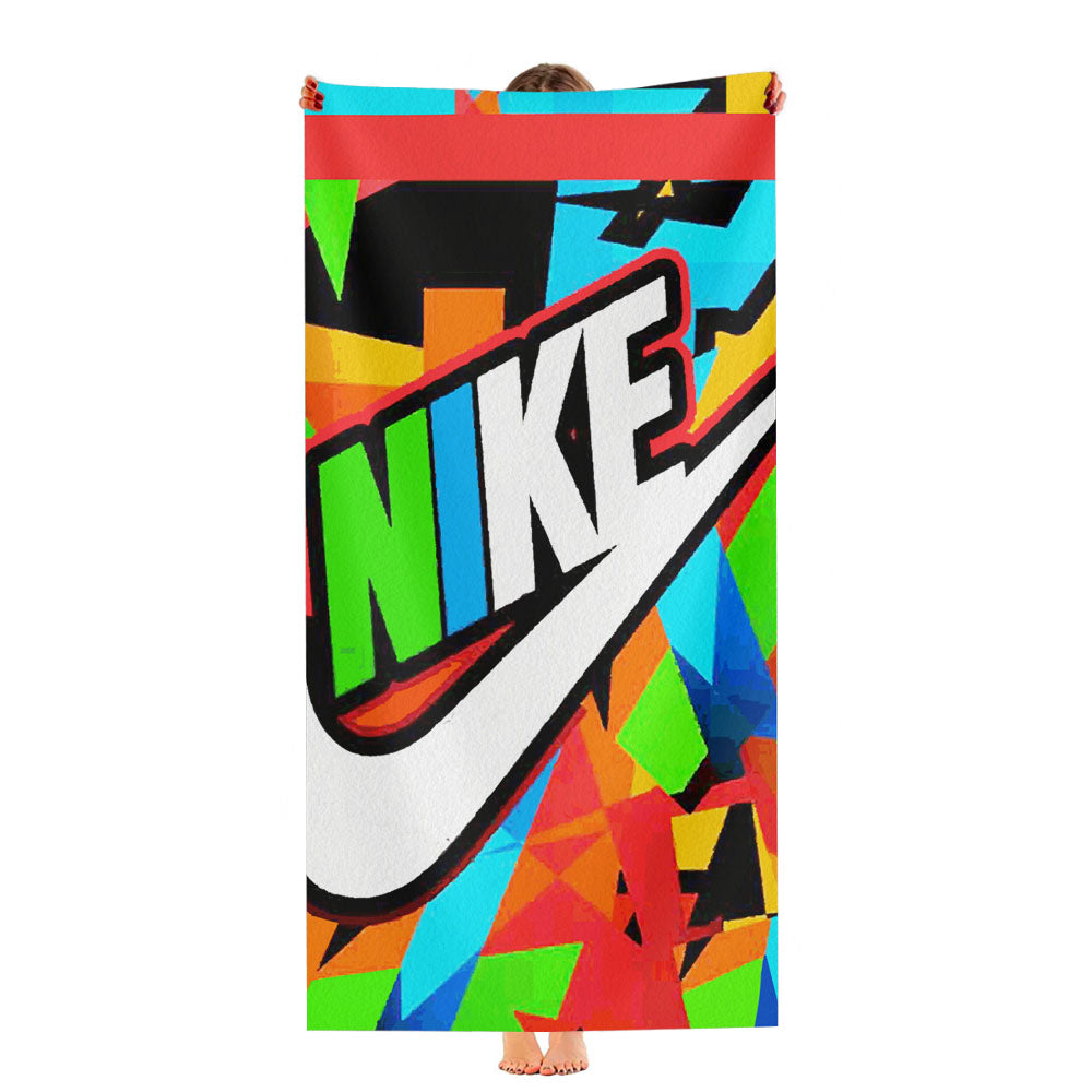 Just Do It Nike Full Color Ultra-Soft Luxury Bathroom Towels