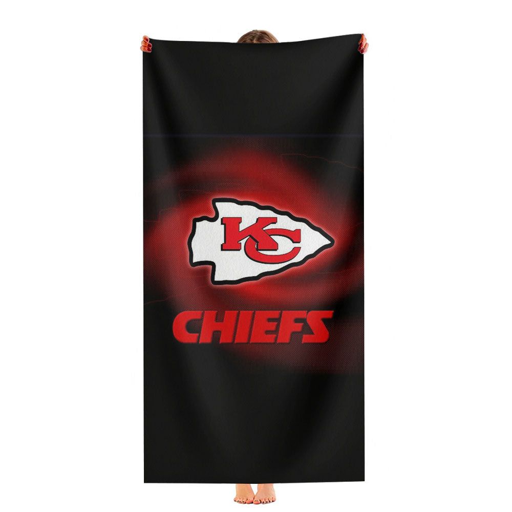 Kansas City Chiefs Logo Ultra-Soft Luxury Bathroom Towels