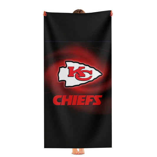 Kansas City Chiefs Logo Ultra-Soft Luxury Bathroom Towels