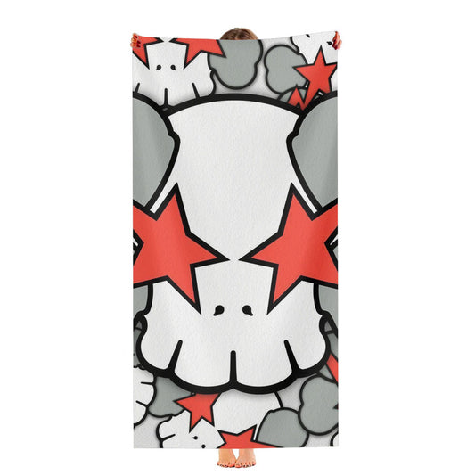 Kaws Star Pattern Ultra-Soft Luxury Bathroom Towels