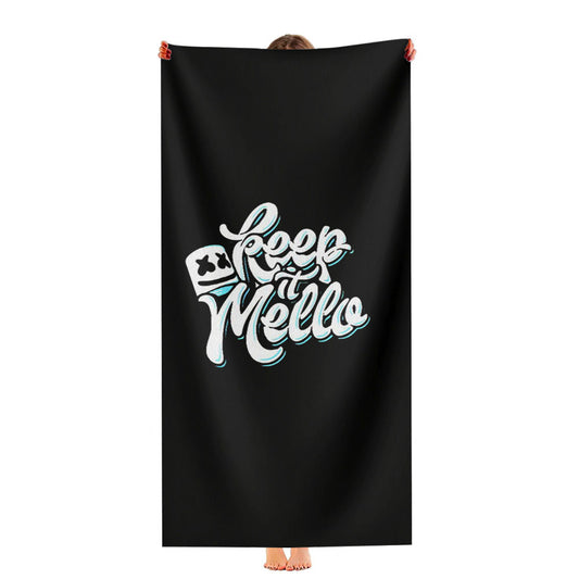 Keep It Mello Marshmello Graphic Festival Music Ibiza Man Ultra-Soft Luxury Bathroom Towels