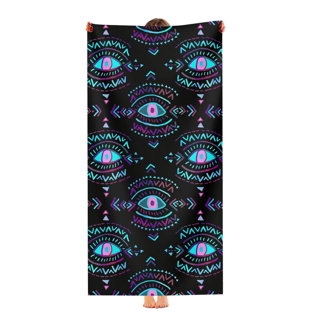Kenzo Eye Pattern Ultra-Soft Luxury Bathroom Towels