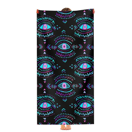 Kenzo Eye Pattern Ultra-Soft Luxury Bathroom Towels