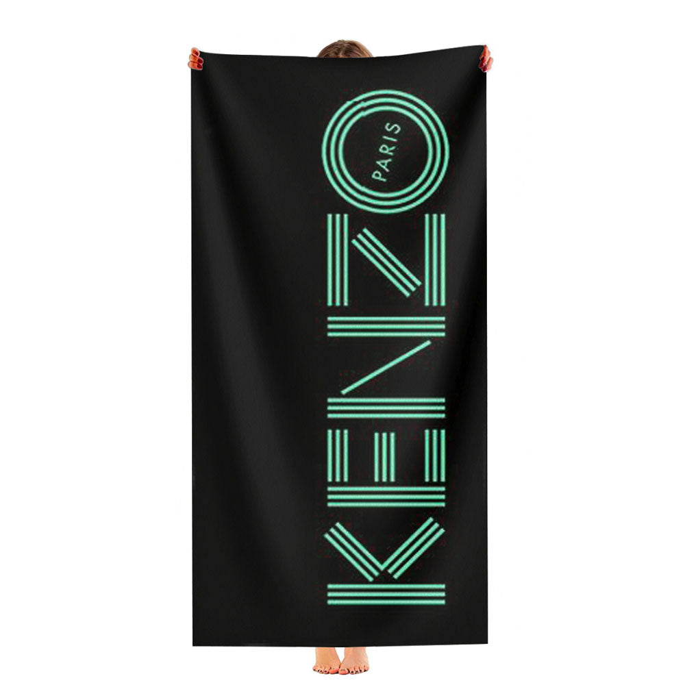 Kenzo Paris Logo Ultra-Soft Luxury Bathroom Towels
