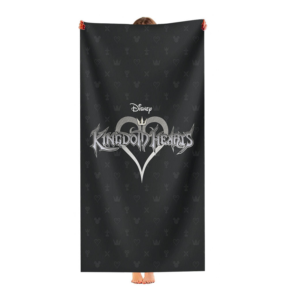 Kingdom Hearts Disney Pattern Ultra-Soft Luxury Bathroom Towels