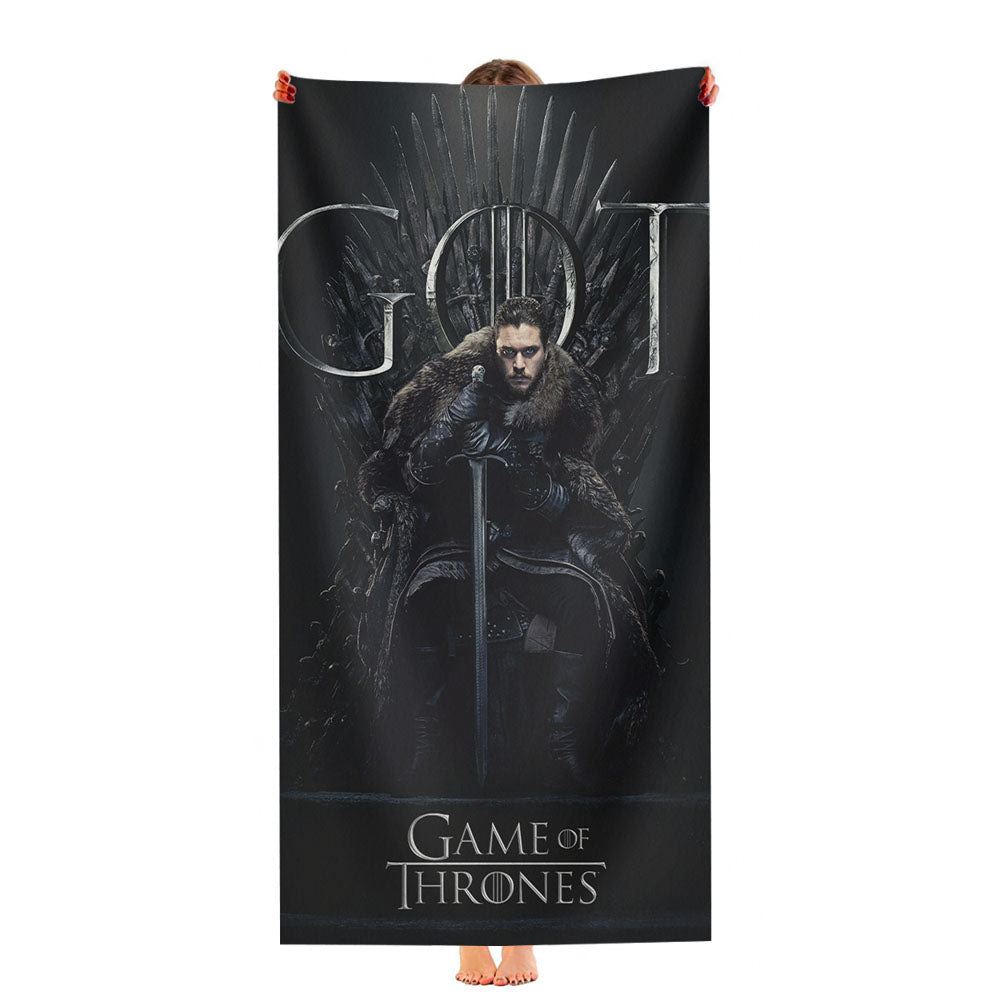 Kit Harington Jon Snow Game Of Thr Ultra-Soft Luxury Bathroom Towels