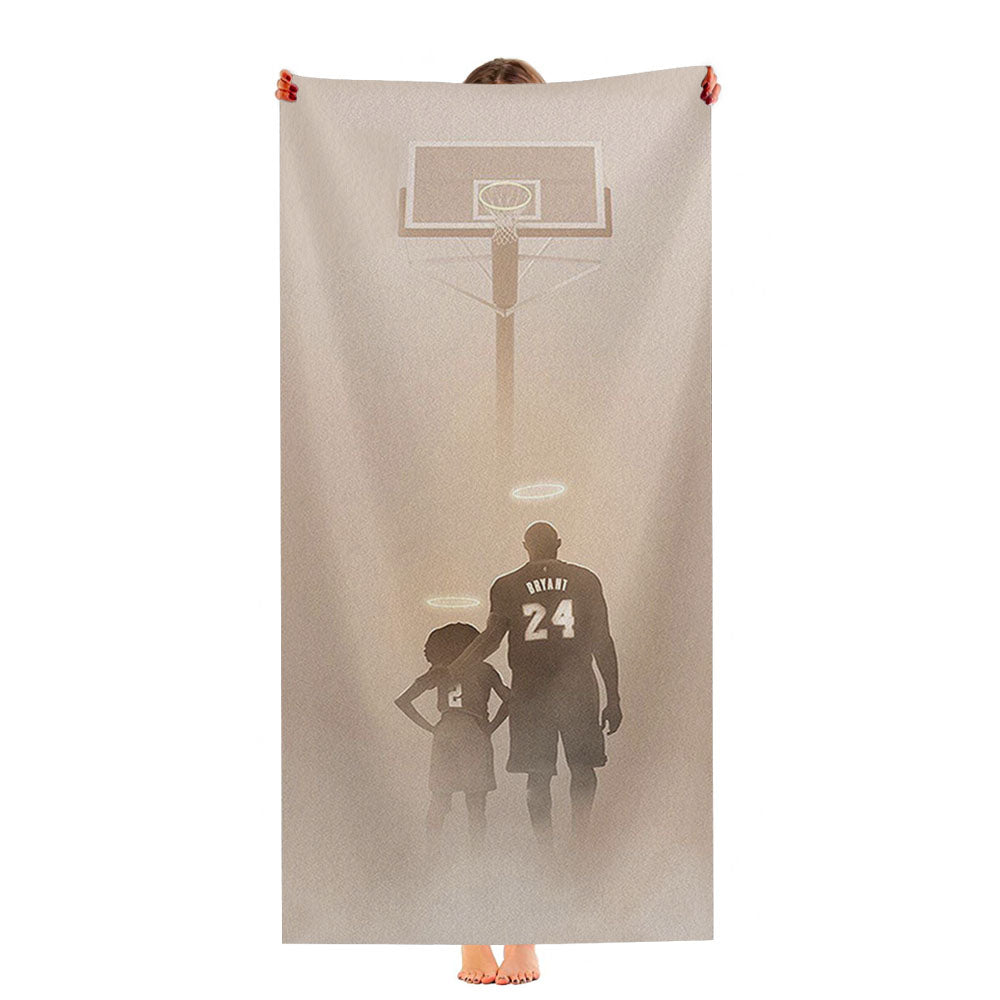 Kobe And Gigi Bryant Heaven Ultra-Soft Luxury Bathroom Towels