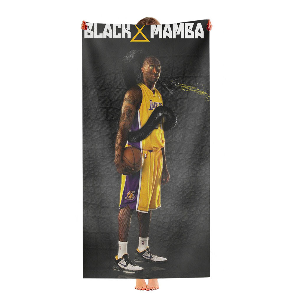 Kobe Bryan Nba X Black Mamba Ultra-Soft Luxury Bathroom Towels