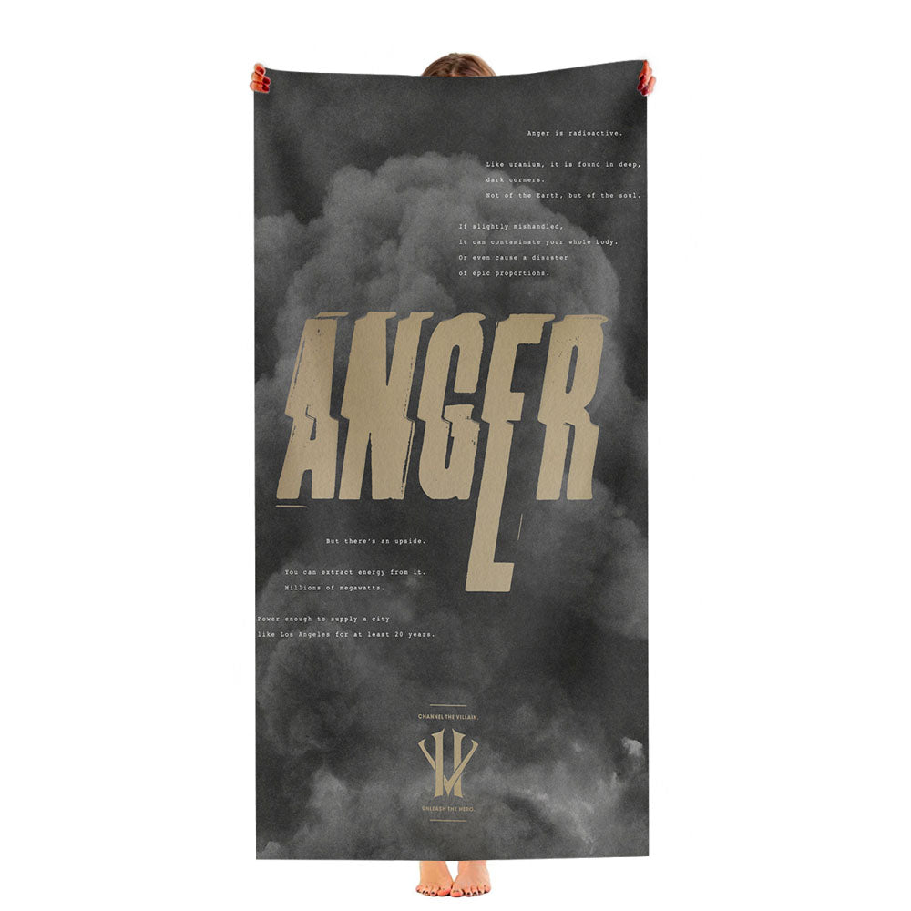 Kobe Bryant Anger Herovillain Ultra-Soft Luxury Bathroom Towels