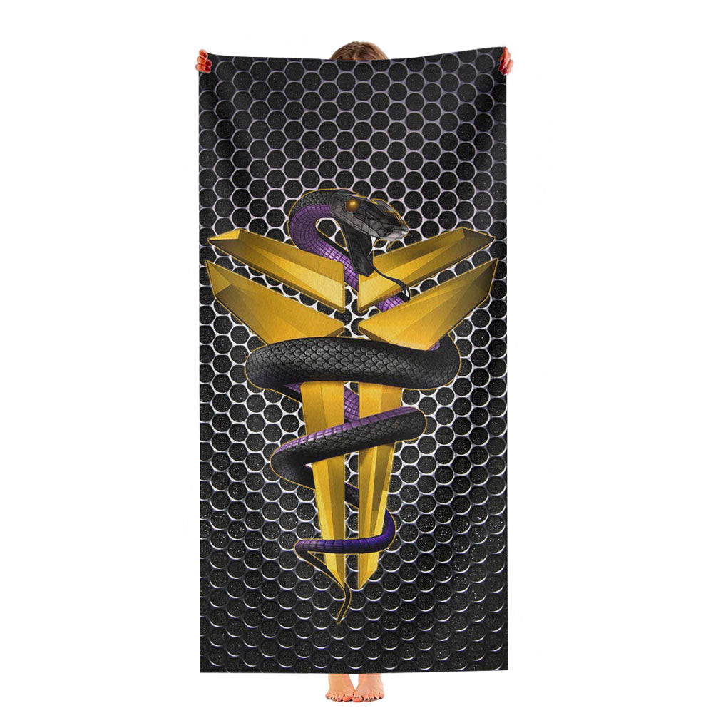 Kobe Bryant Black Mamba Ultra-Soft Luxury Bathroom Towels