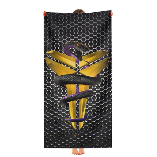 Kobe Bryant Black Mamba Ultra-Soft Luxury Bathroom Towels