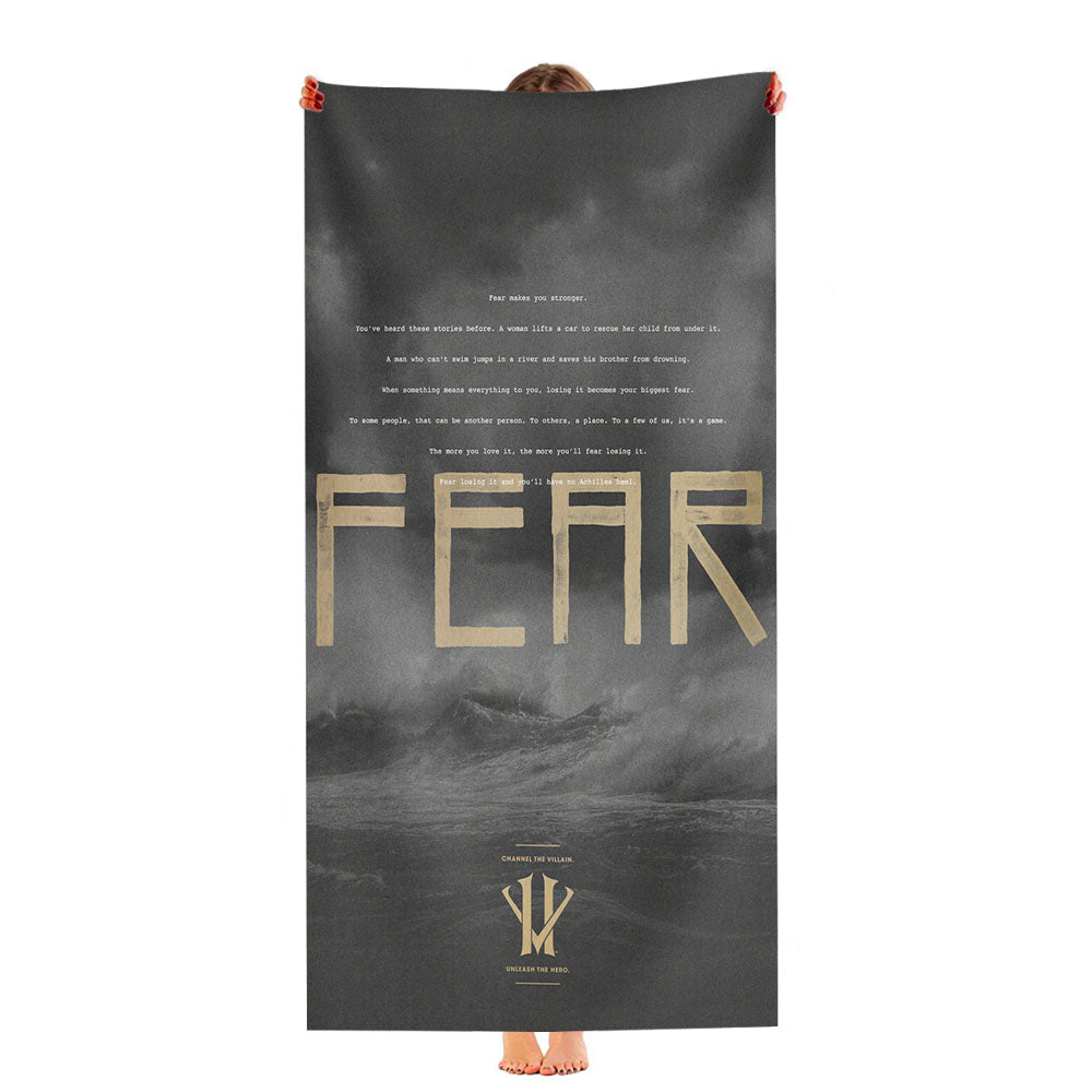 Kobe Bryant Fear Herovillain Ultra-Soft Luxury Bathroom Towels