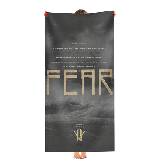 Kobe Bryant Fear Herovillain Ultra-Soft Luxury Bathroom Towels