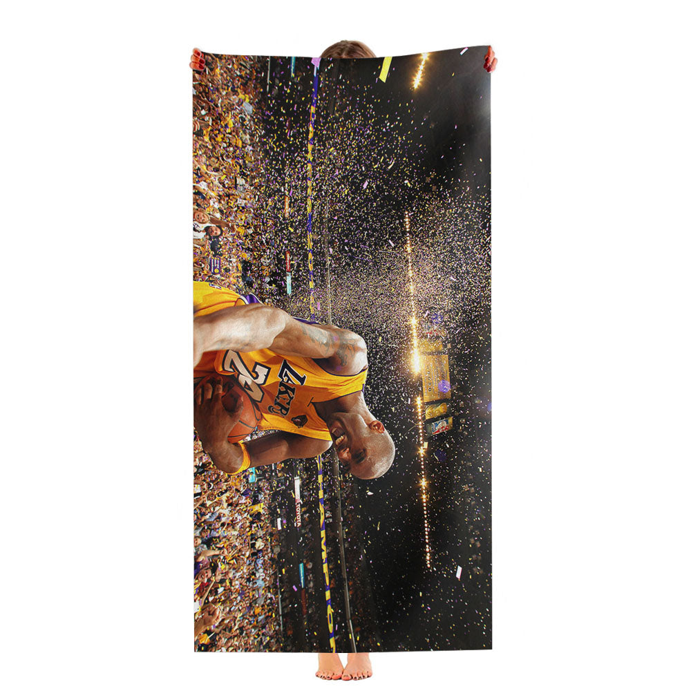 Kobe Bryant La Lakers Ultra-Soft Luxury Bathroom Towels