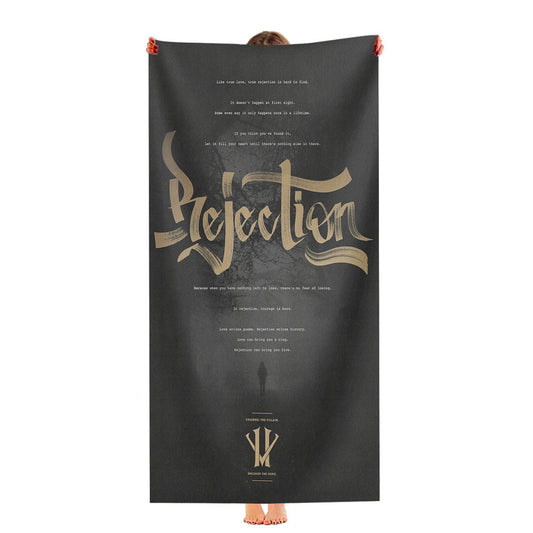 Kobe Bryant Rejection Herovillain Ultra-Soft Luxury Bathroom Towels