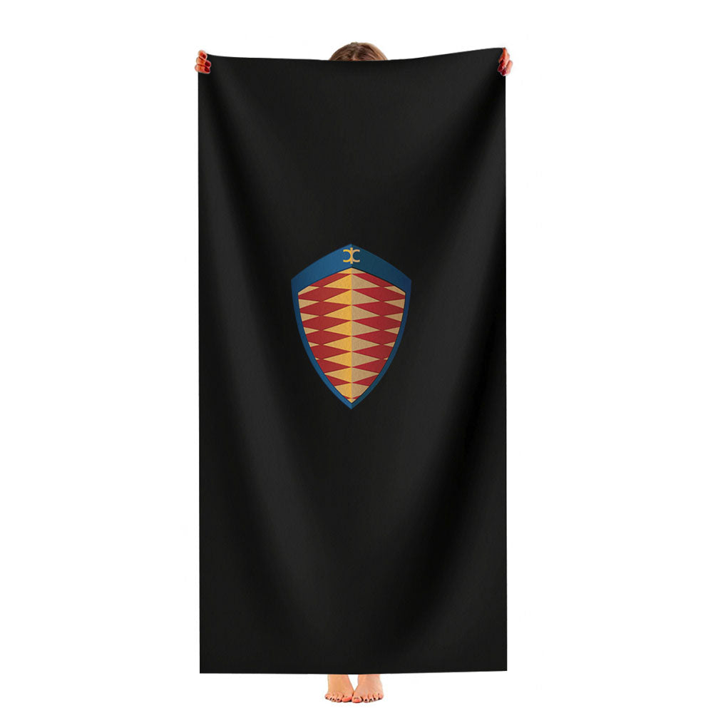 Koenigsegg Logo Ultra-Soft Luxury Bathroom Towels