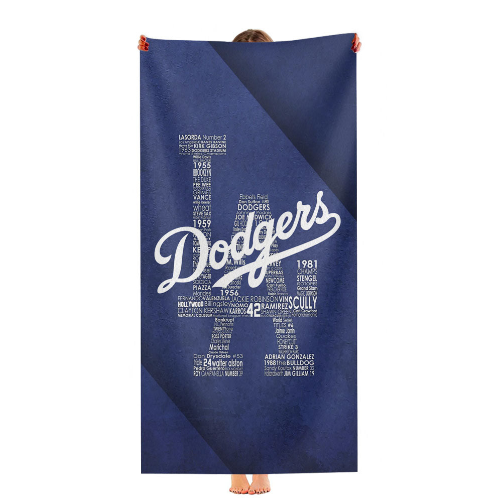 La Dodgers Ultra-Soft Luxury Bathroom Towels