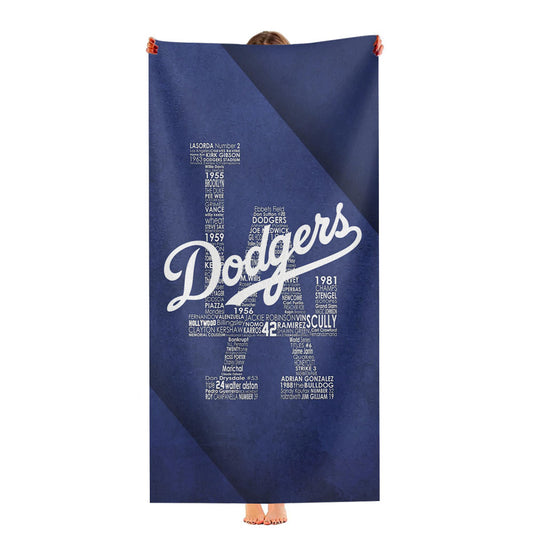 La Dodgers Ultra-Soft Luxury Bathroom Towels