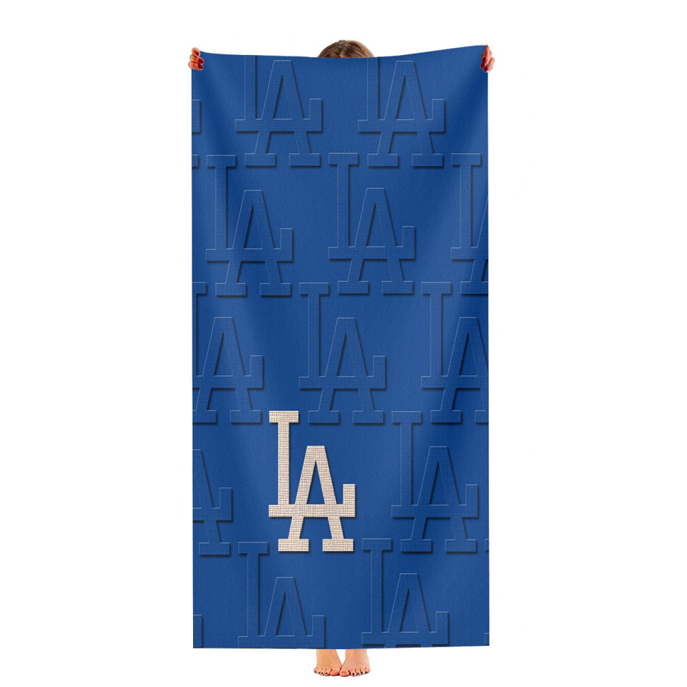 La Dodgers 3D Ultra-Soft Luxury Bathroom Towels