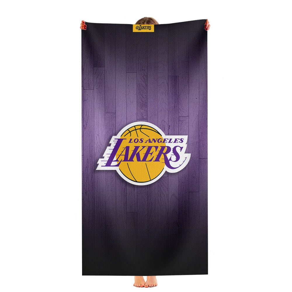 La Dodgers Logo Wooden Ultra-Soft Luxury Bathroom Towels
