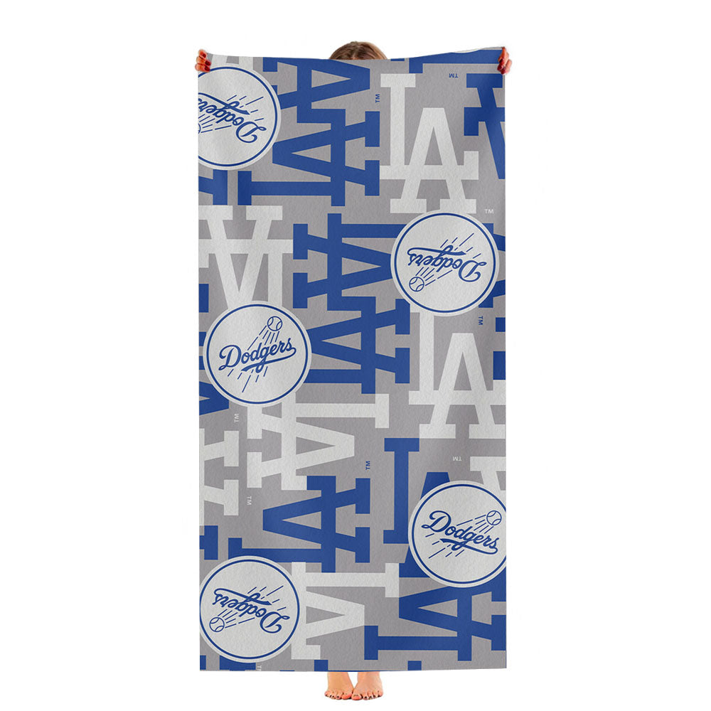 La Dodgers Pattern Ultra-Soft Luxury Bathroom Towels
