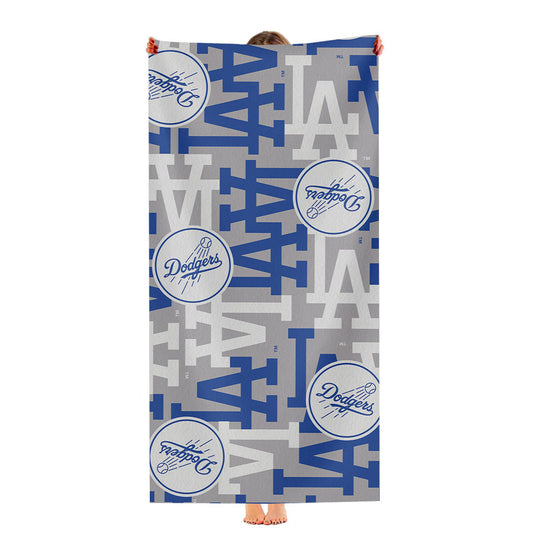 La Dodgers Pattern Ultra-Soft Luxury Bathroom Towels