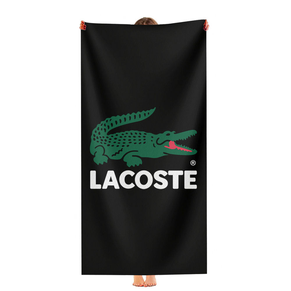 Lacoste Logo Ultra-Soft Luxury Bathroom Towels