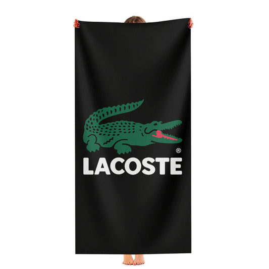 Lacoste Logo Ultra-Soft Luxury Bathroom Towels