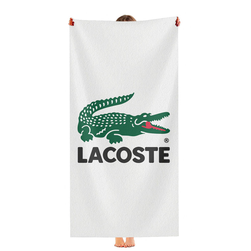 Lacoste Logo 1 Ultra-Soft Luxury Bathroom Towels