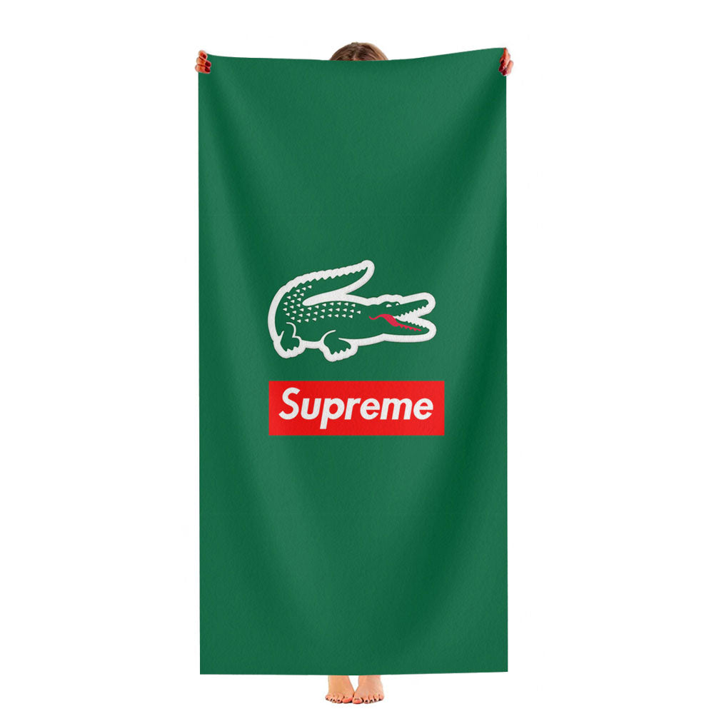 Lacoste X Supreme Ultra-Soft Luxury Bathroom Towels
