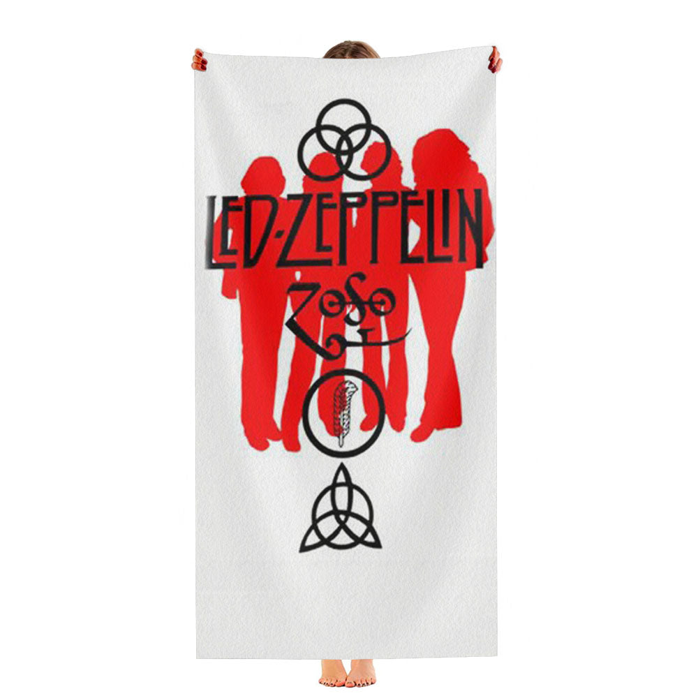 Led Zeppelin Band Ultra-Soft Luxury Bathroom Towels