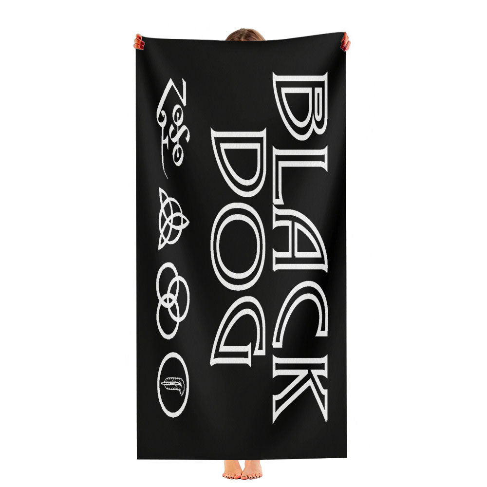 Led Zeppelin Black Dog Ultra-Soft Luxury Bathroom Towels