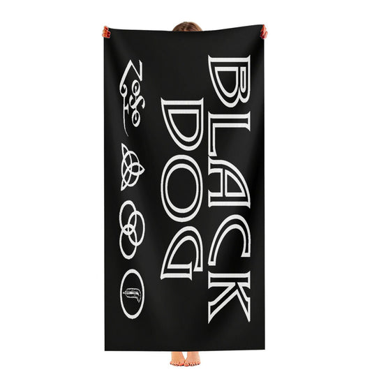 Led Zeppelin Black Dog Ultra-Soft Luxury Bathroom Towels