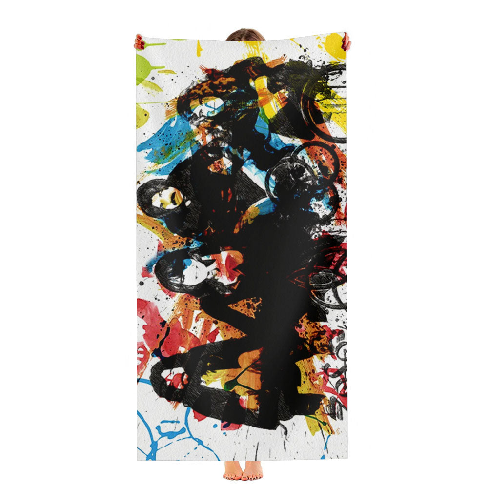 Led Zeppelin Colorfull Ultra-Soft Luxury Bathroom Towels