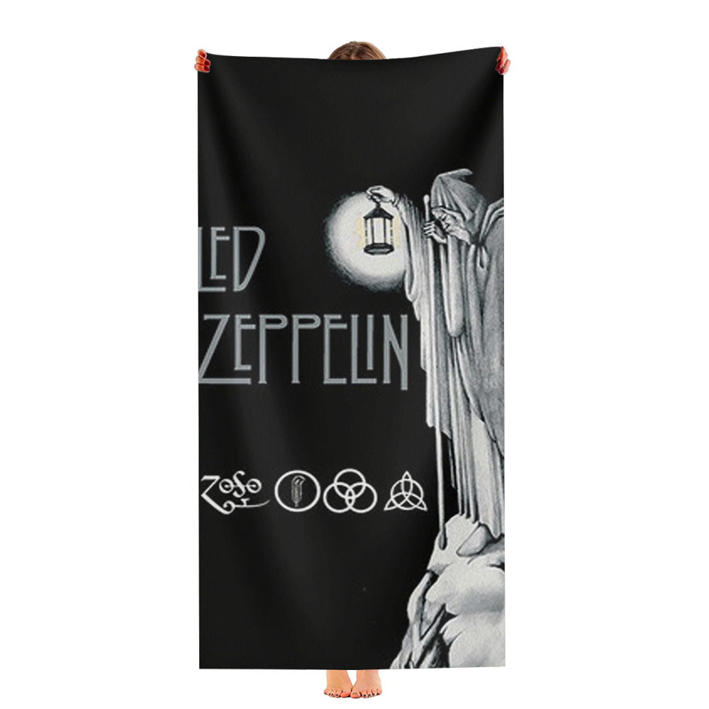 Led Zeppelin Darkness Ultra-Soft Luxury Bathroom Towels