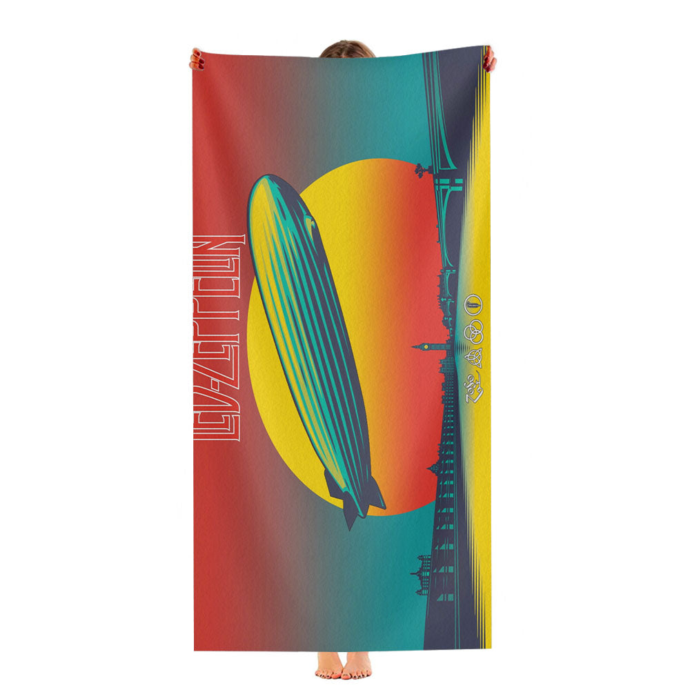 Led Zeppelin Poster Art Ultra-Soft Luxury Bathroom Towels