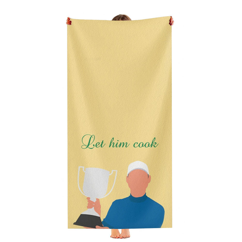 Let Him Cook Ultra-Soft Luxury Bathroom Towels