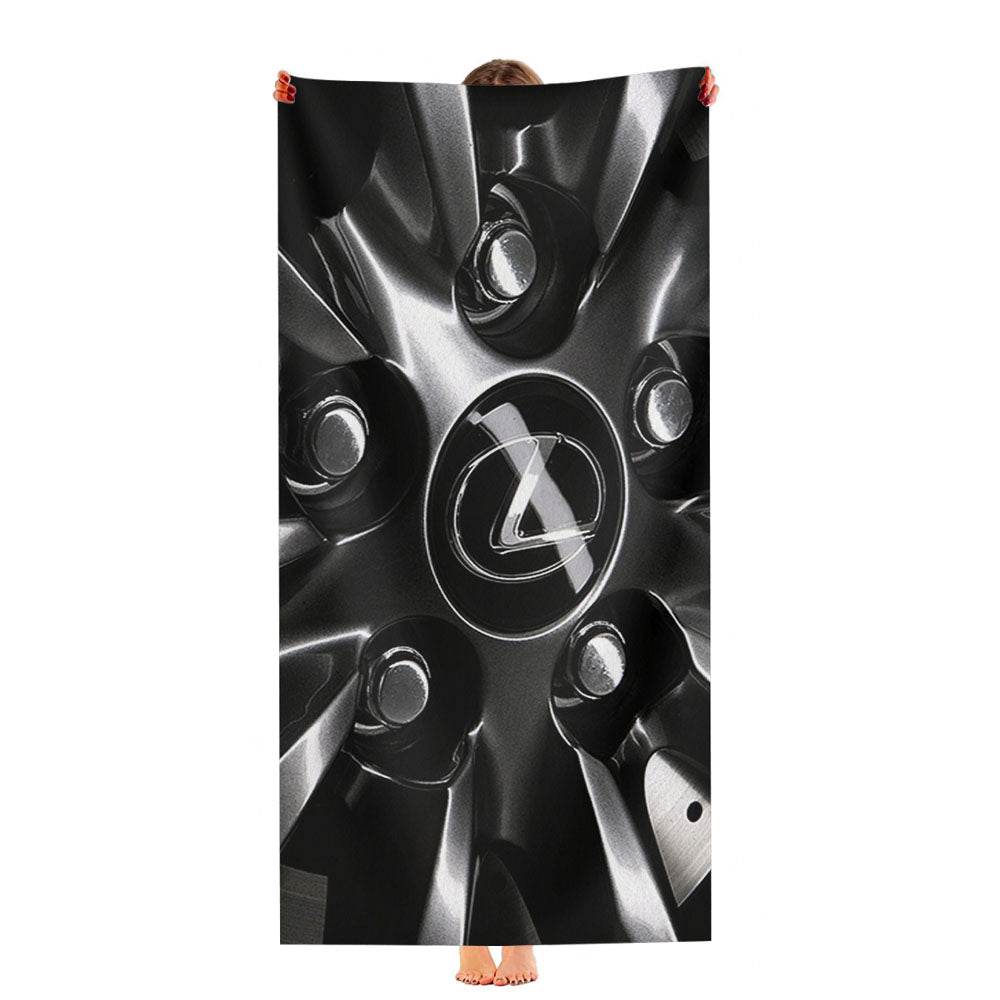 Lexus Car Racing Ultra-Soft Luxury Bathroom Towels