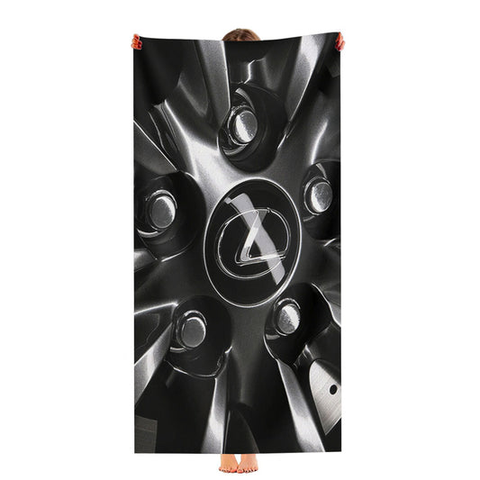 Lexus Car Racing Ultra-Soft Luxury Bathroom Towels